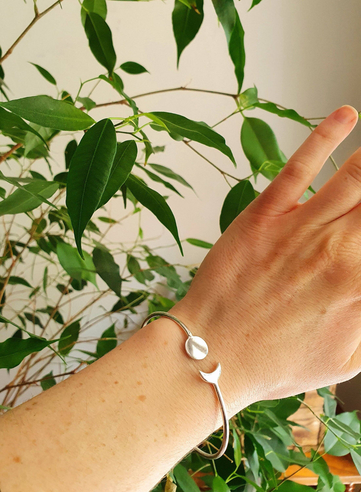 Earth + Moon Bracelet / Bangle