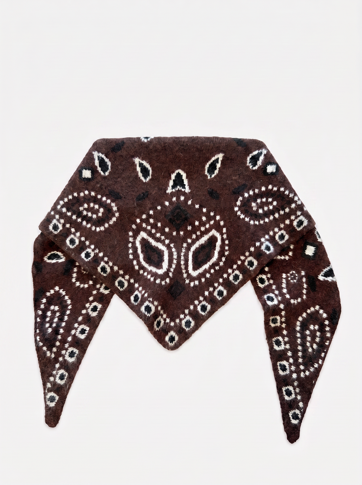 Supersoft Bandana Print Triangle Scarf