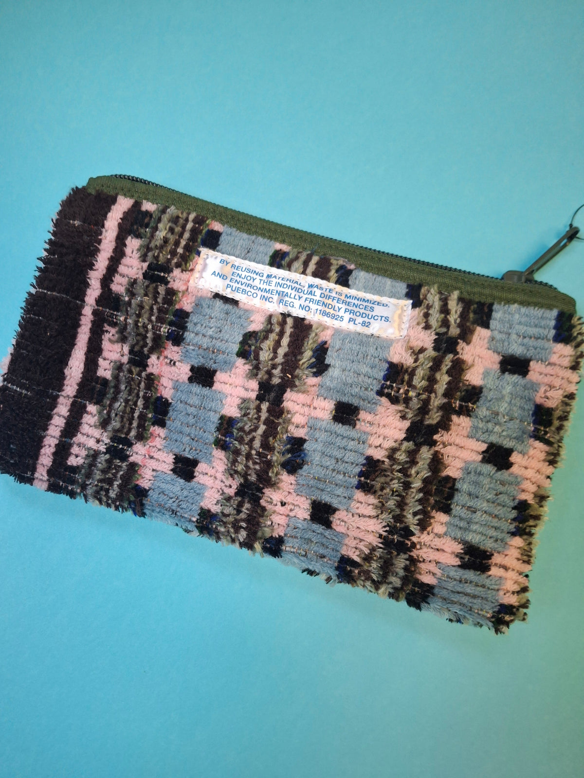 Recycled truck seat pouch
