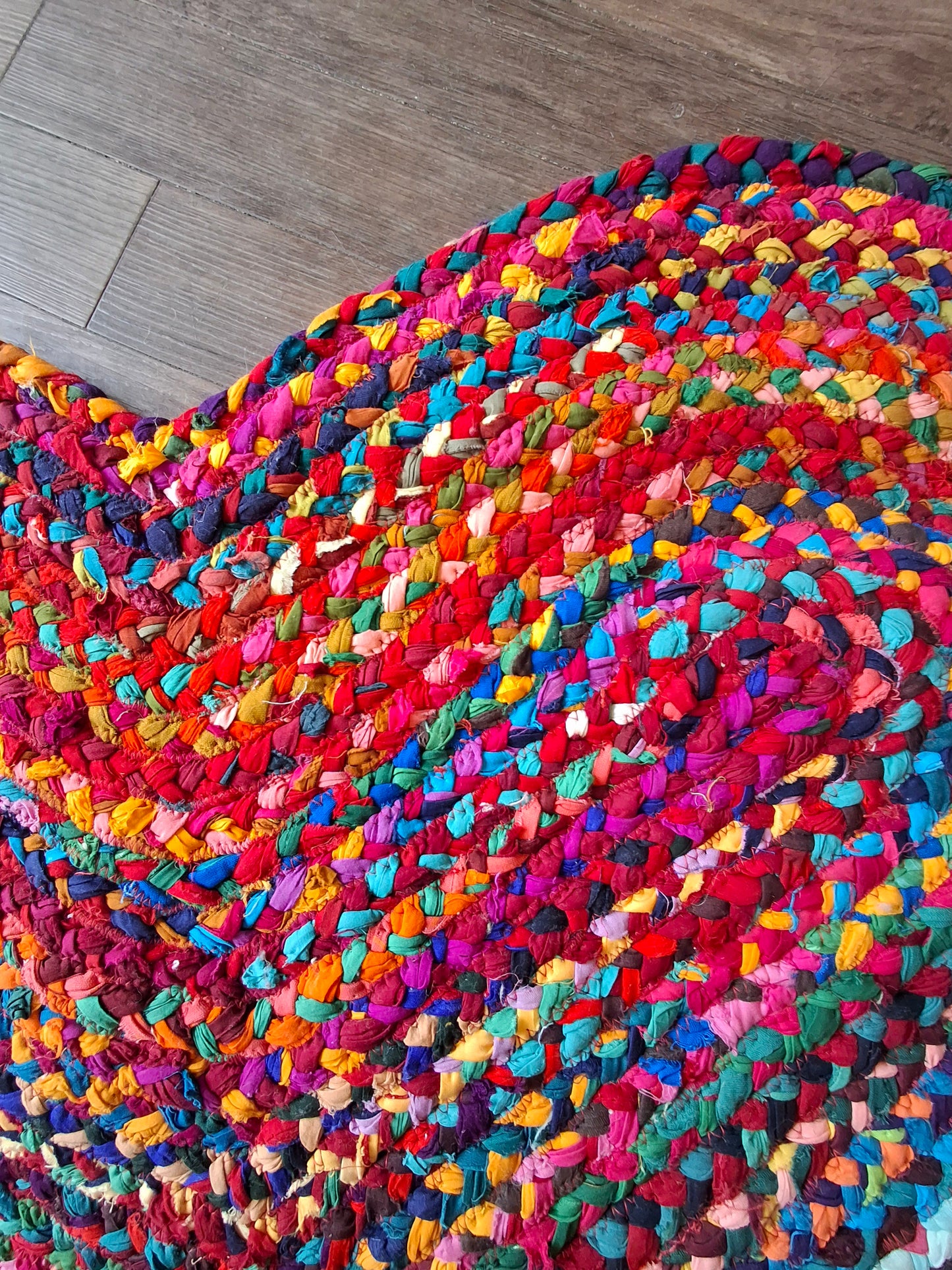 Woven Heart Rug