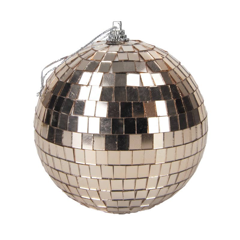 Rose Gold 10cm Disco Ball