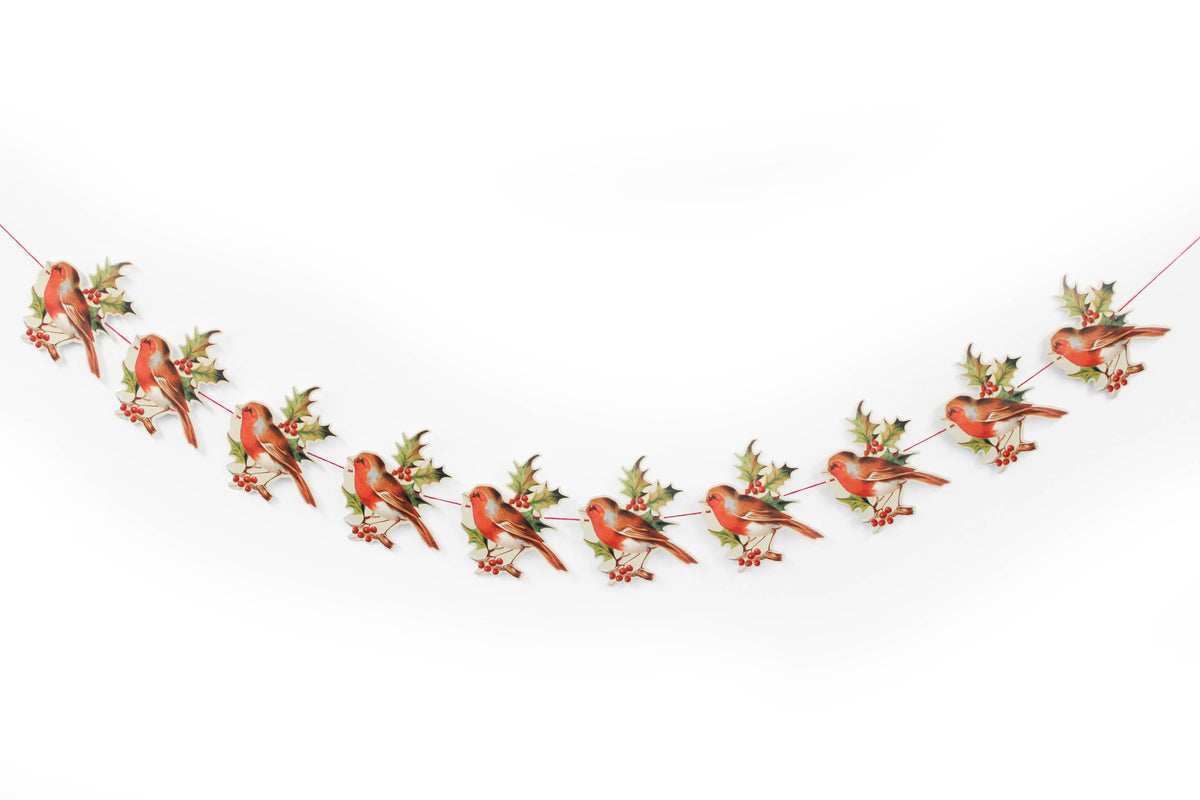 ROBIN AND HOLLY GARLAND