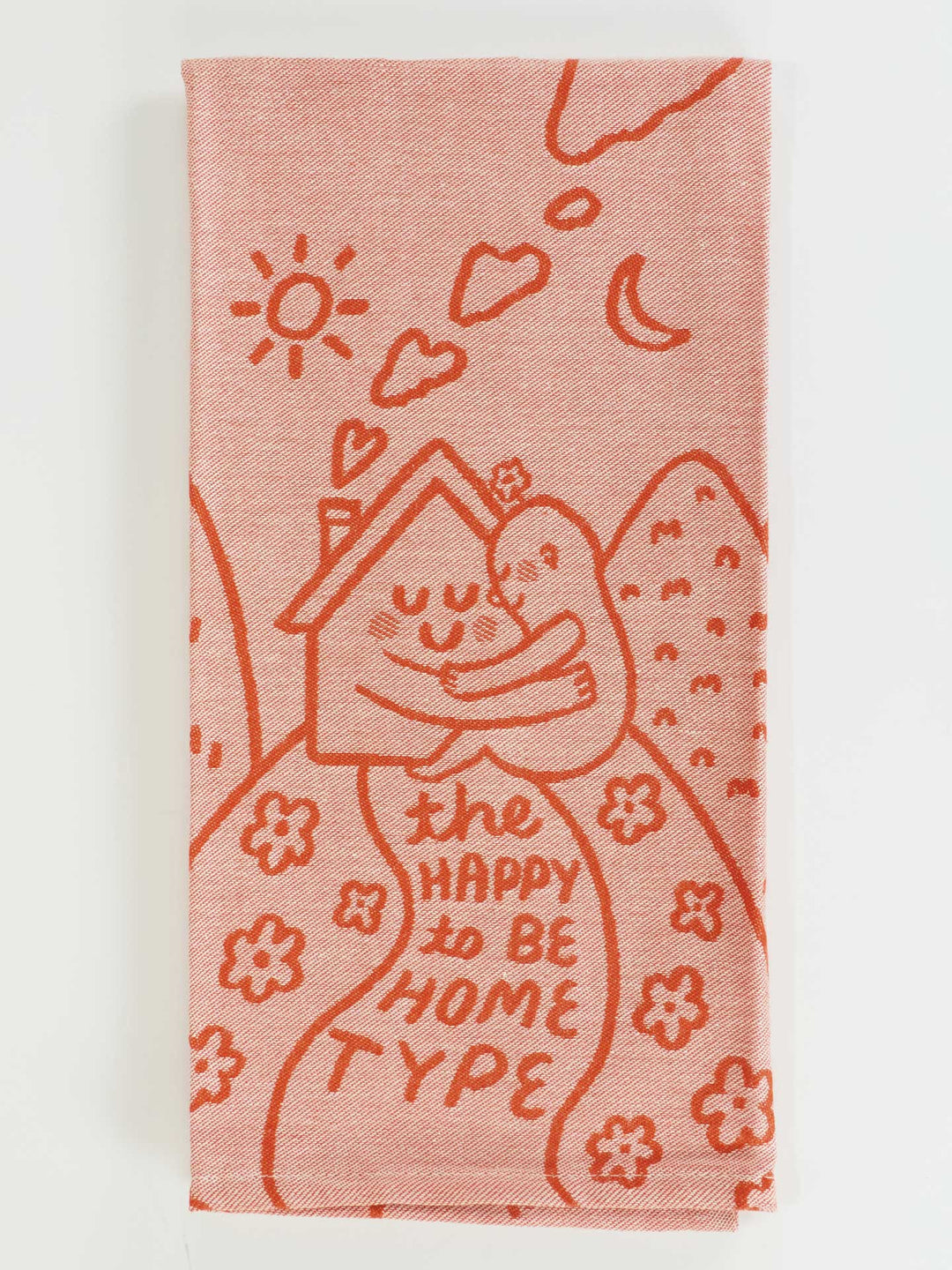 Tea Towel: Happy to be home