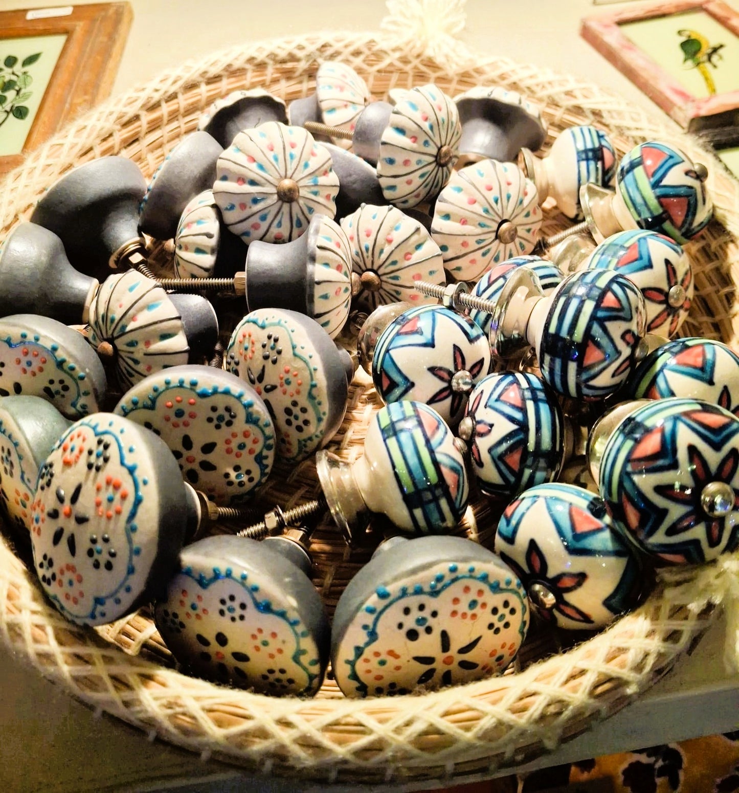 Knobs: Ceramic Door or Drawer Knobs