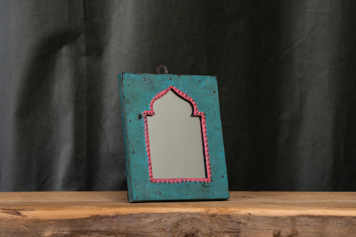 Unique Blue and Pink Mirror (Small)