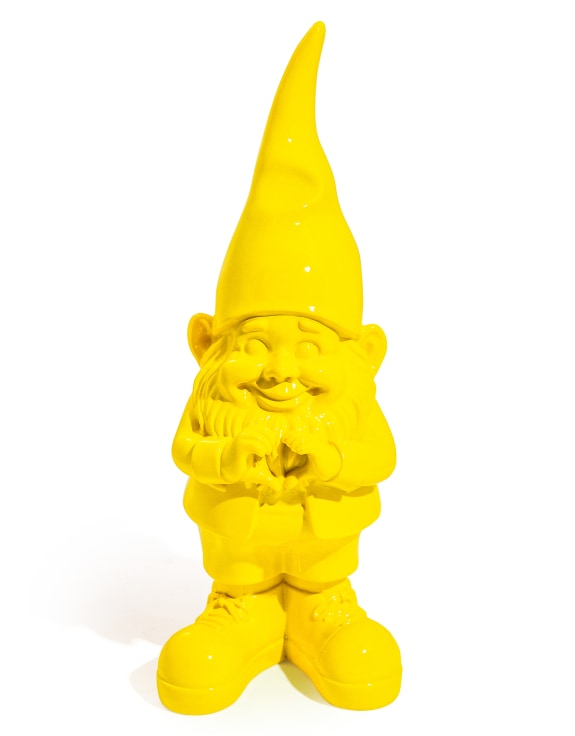 Ornament: "Heart Hands" Gnome Figure