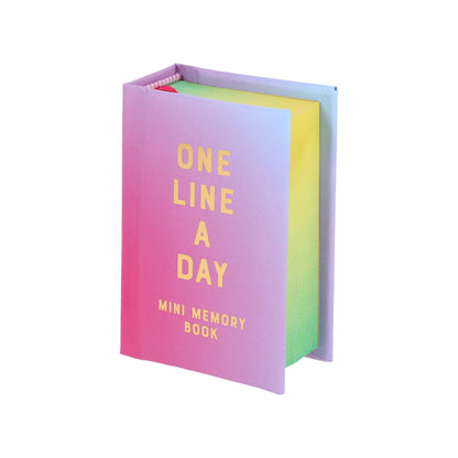Radiant Glow Mini One Line a Day - A One-Year Memory Book