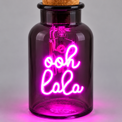 LED Small Message In A Bottle - Ooh La La