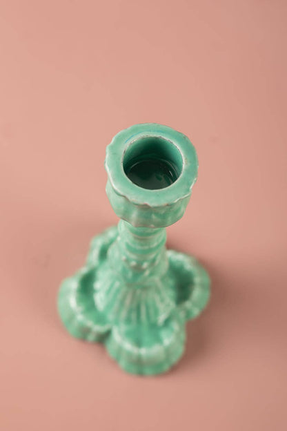 Moulded Metal Ceramic Candle Holders