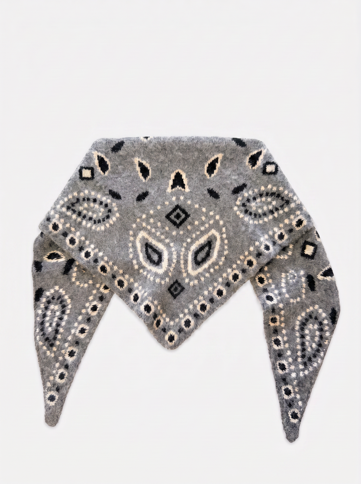 Supersoft Bandana Print Triangle Scarf