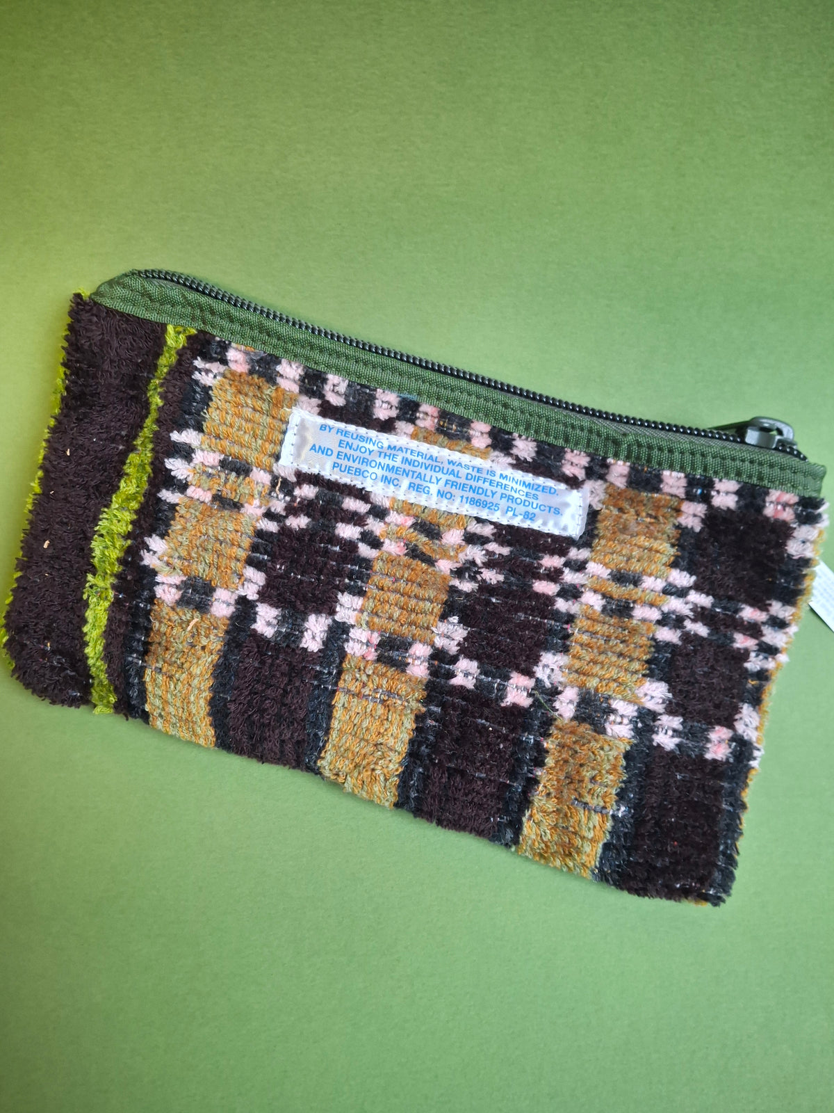 Recycled truck seat pouch