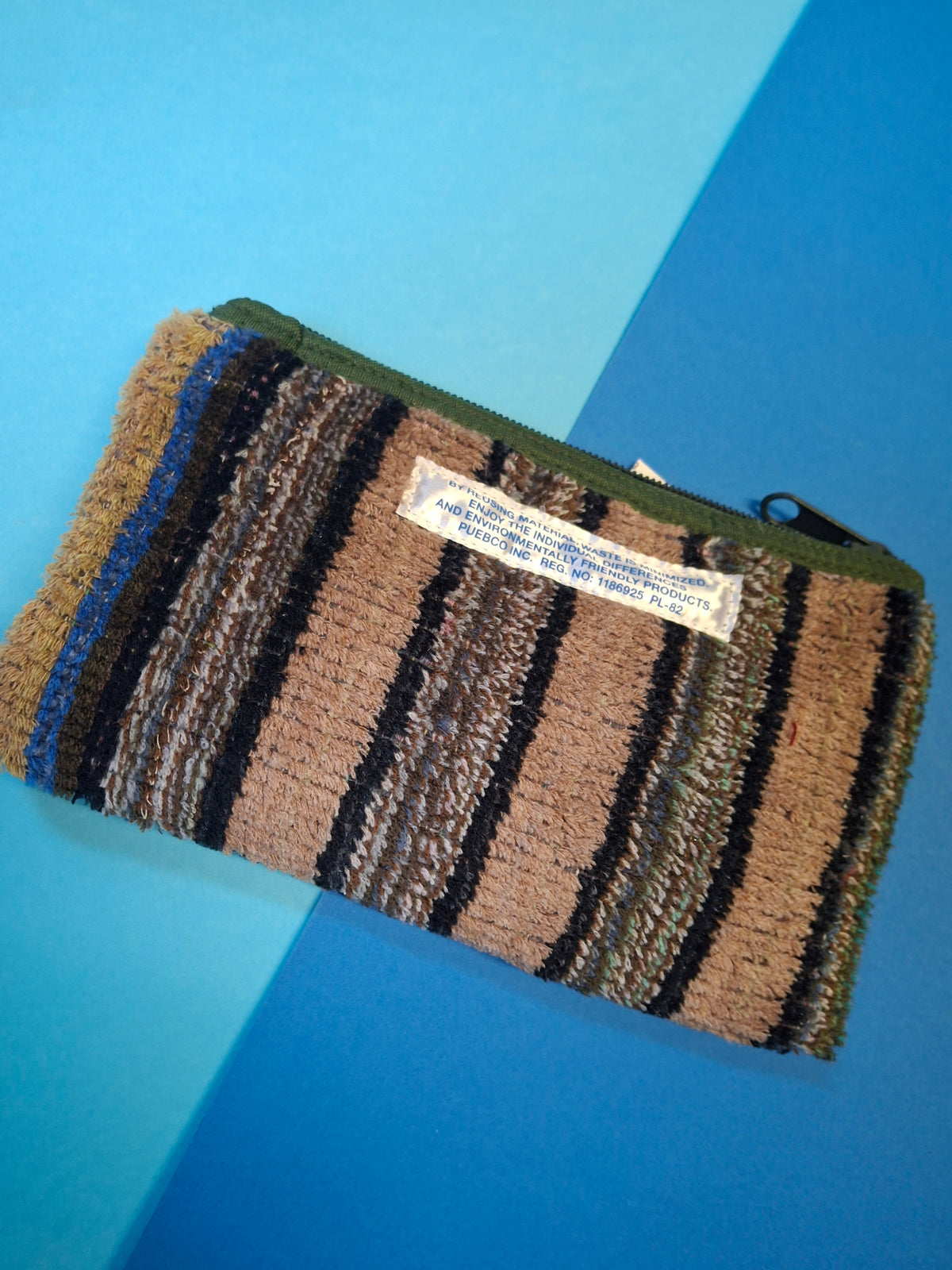 Recycled truck seat pouch
