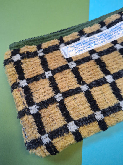 Recycled truck seat pouch