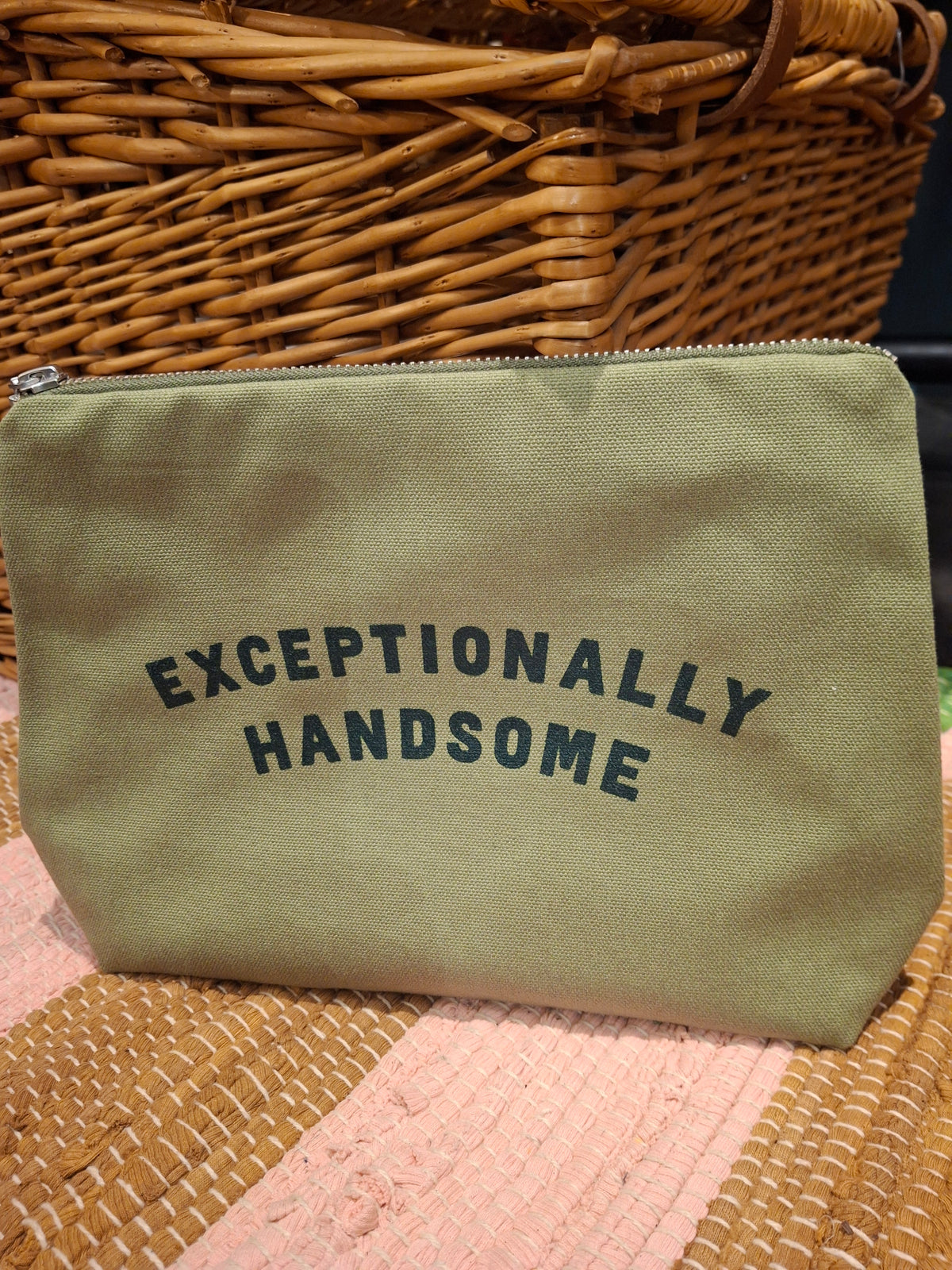 Exceptionally Handsome - Rust Wash Bag
