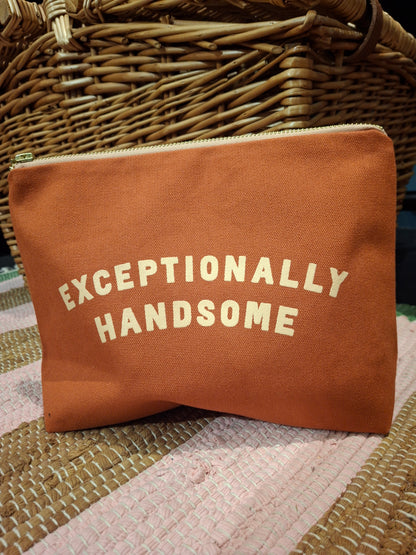 Exceptionally Handsome - Rust Wash Bag