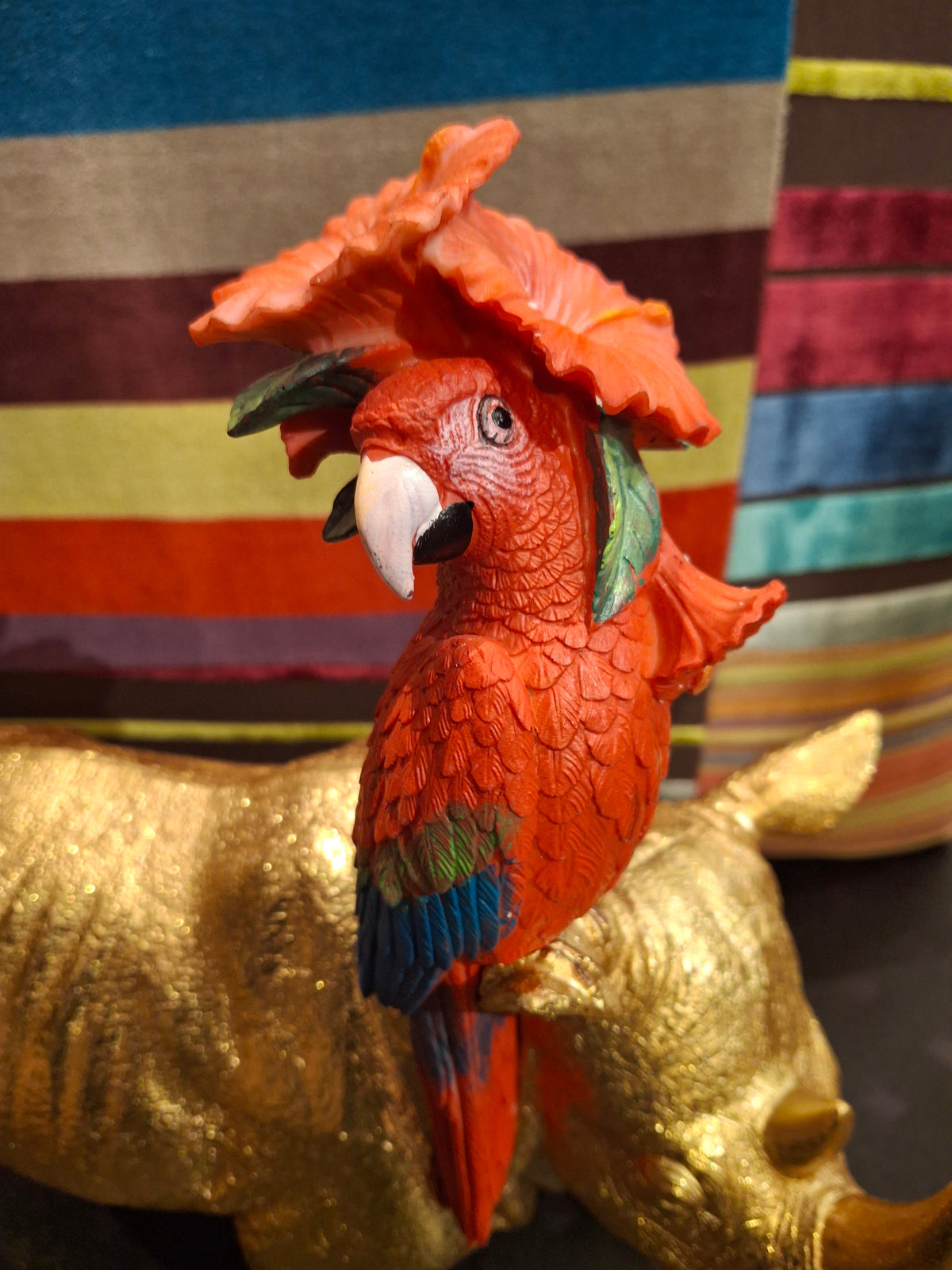 Reggie Rhino and Percy Parrot