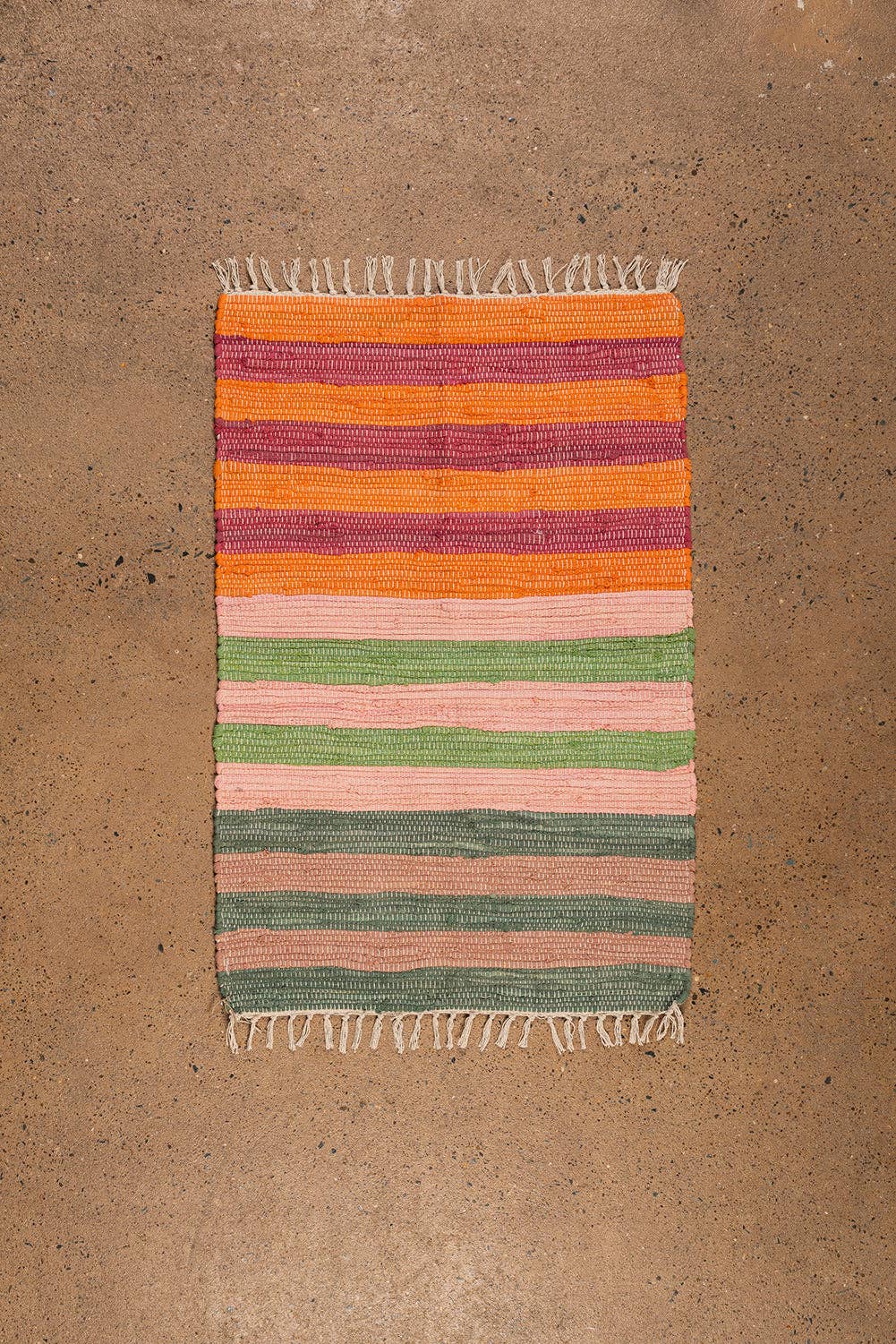 Stripe Trio Small Recycled Rug
