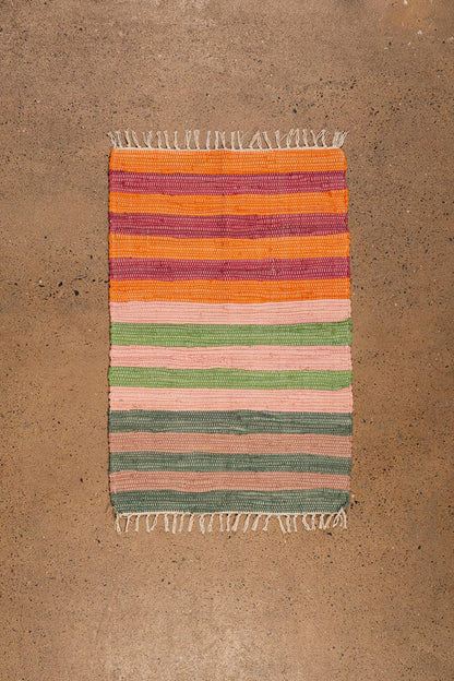 Stripe Trio Small Recycled Rug
