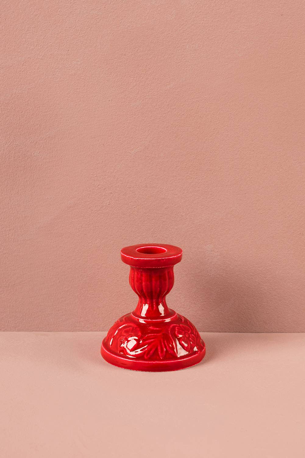 Moulded Metal Ceramic Candle Holders