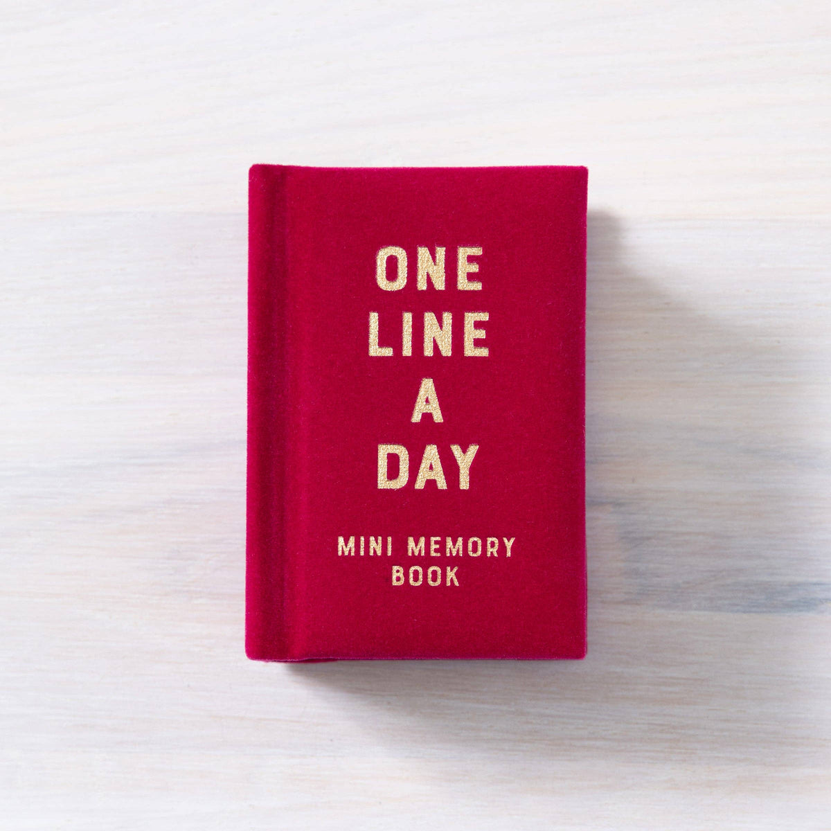 Rose Velvet Mini One Line a Day - A One-Year Memory Book