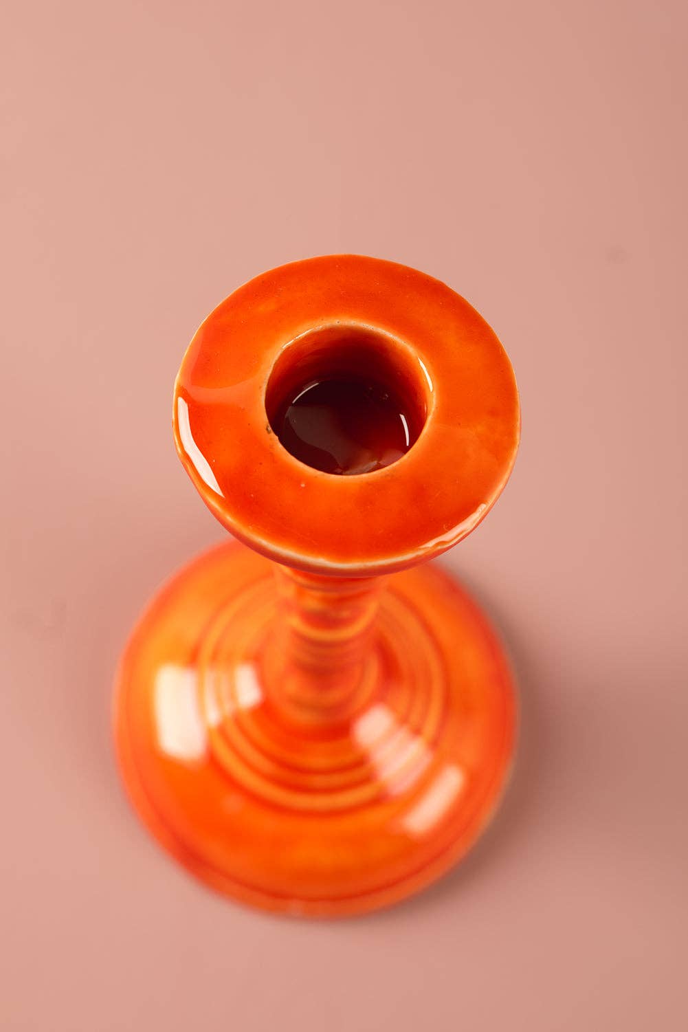 Moulded Metal Ceramic Candle Holders