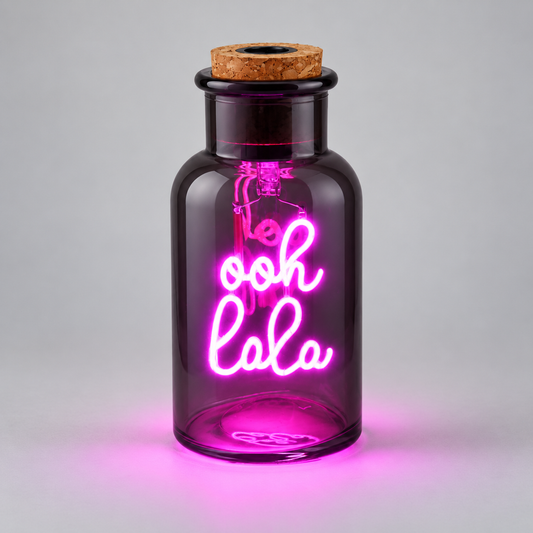 LED Small Message In A Bottle - Ooh La La