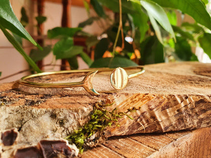 African Tuareg Brass Bracelet