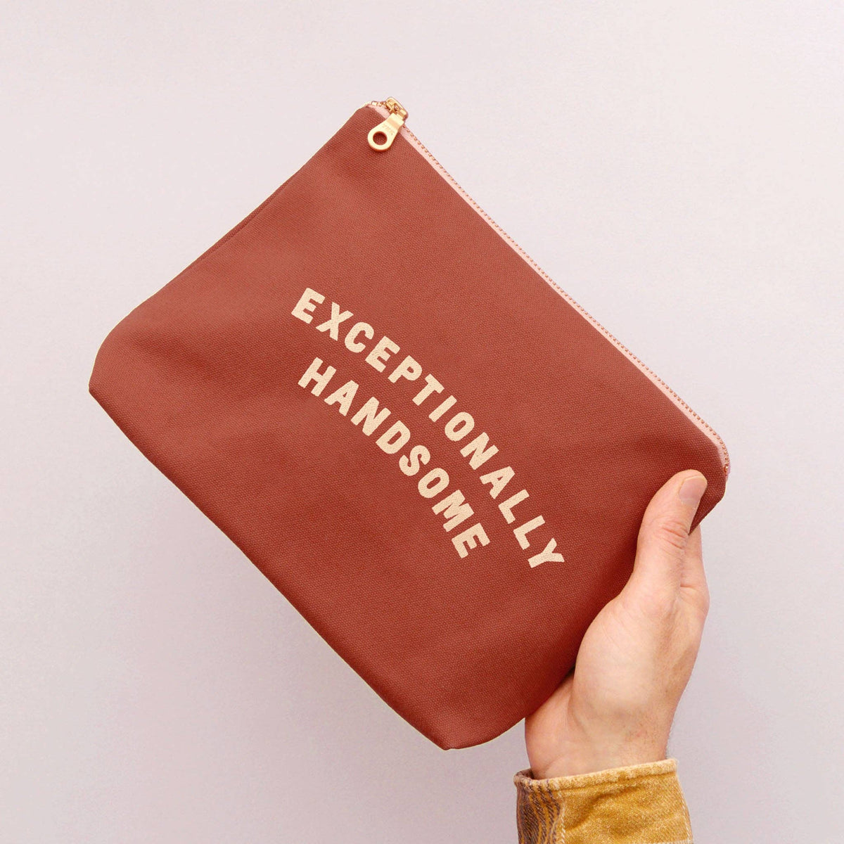 Exceptionally Handsome - Rust Wash Bag