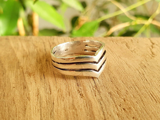 Boho Silver Ring