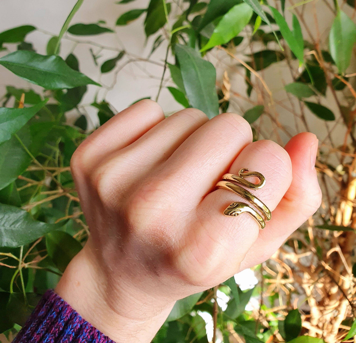 Silver Snake Ring
