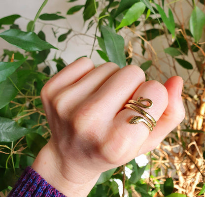 Silver Snake Ring