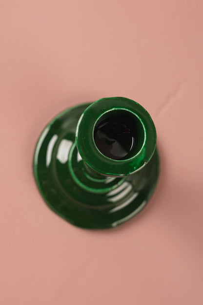 Moulded Metal Ceramic Candle Holders
