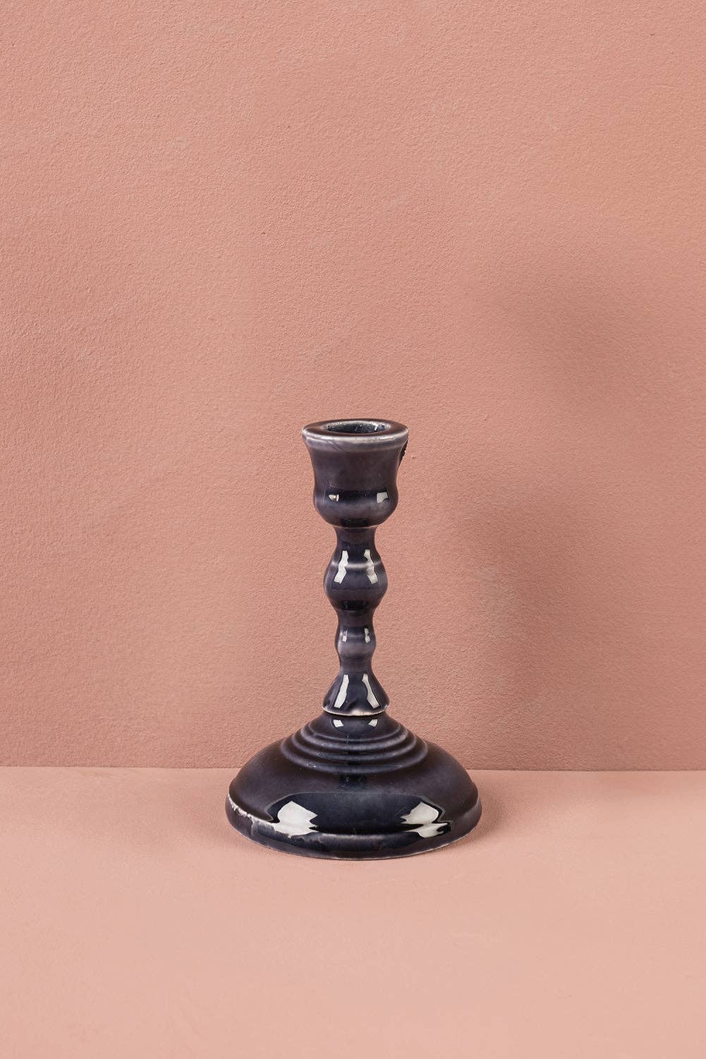 Moulded Metal Ceramic Candle Holders