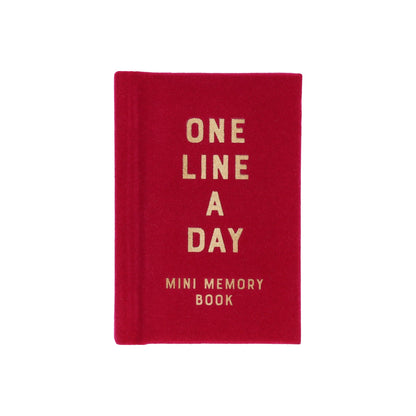 Rose Velvet Mini One Line a Day - A One-Year Memory Book