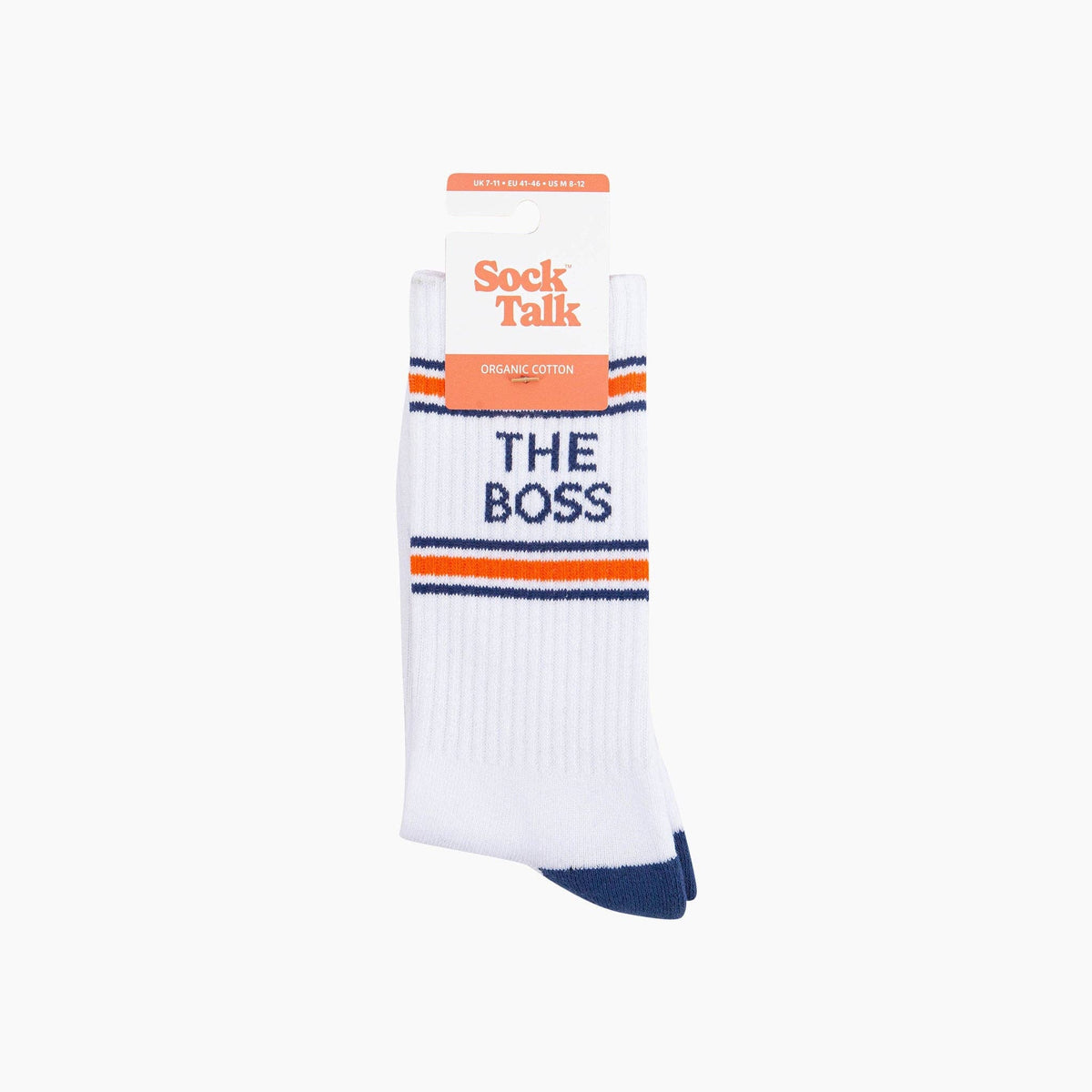 The Boss Organic Cotton Sports Socks in White