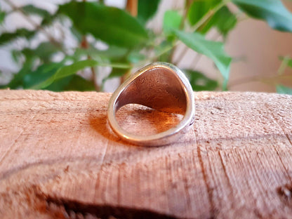 Aztec Silver Ring