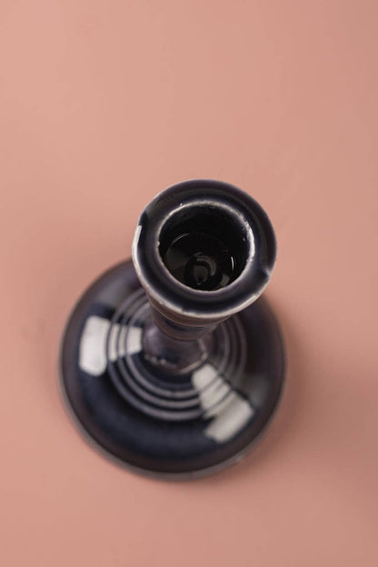 Moulded Metal Ceramic Candle Holders