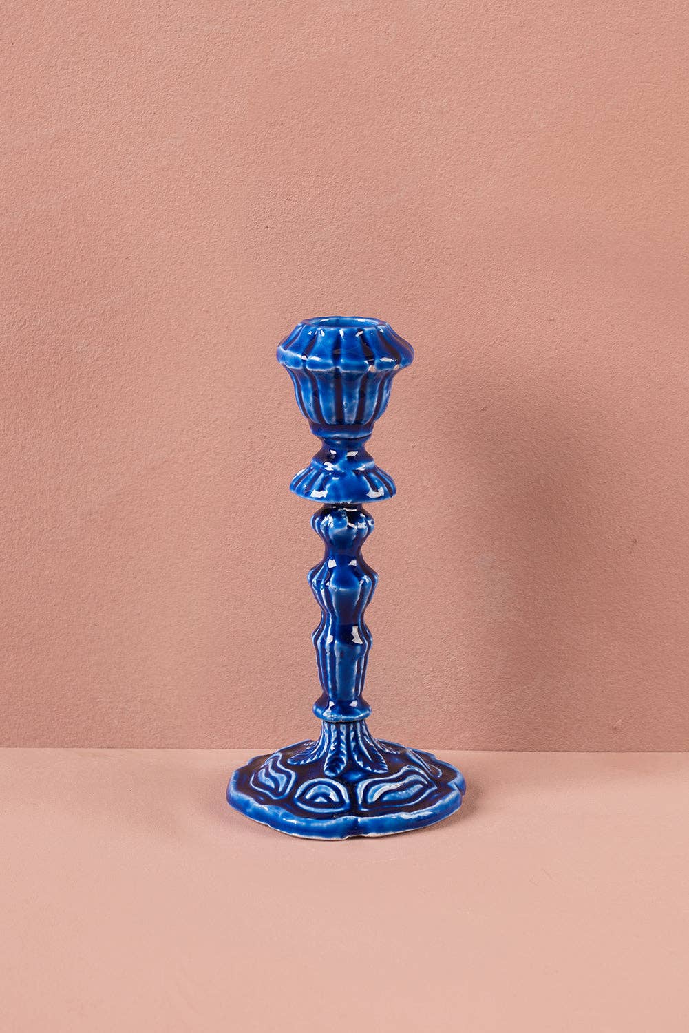Moulded Metal Ceramic Candle Holders