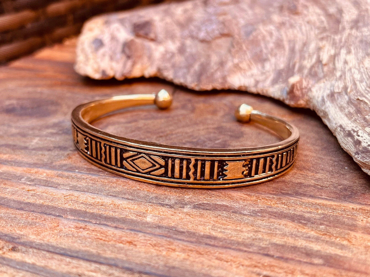 Tuareg Brass Bracelet