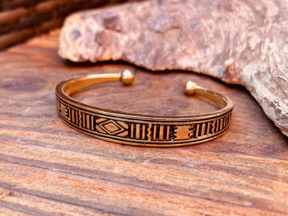 Tuareg Brass Bracelet