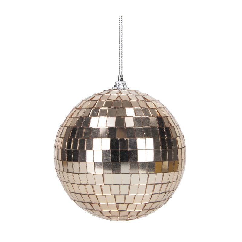 Rose Gold 10cm Disco Ball