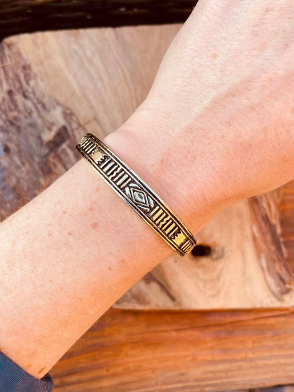 Tuareg Brass Bracelet