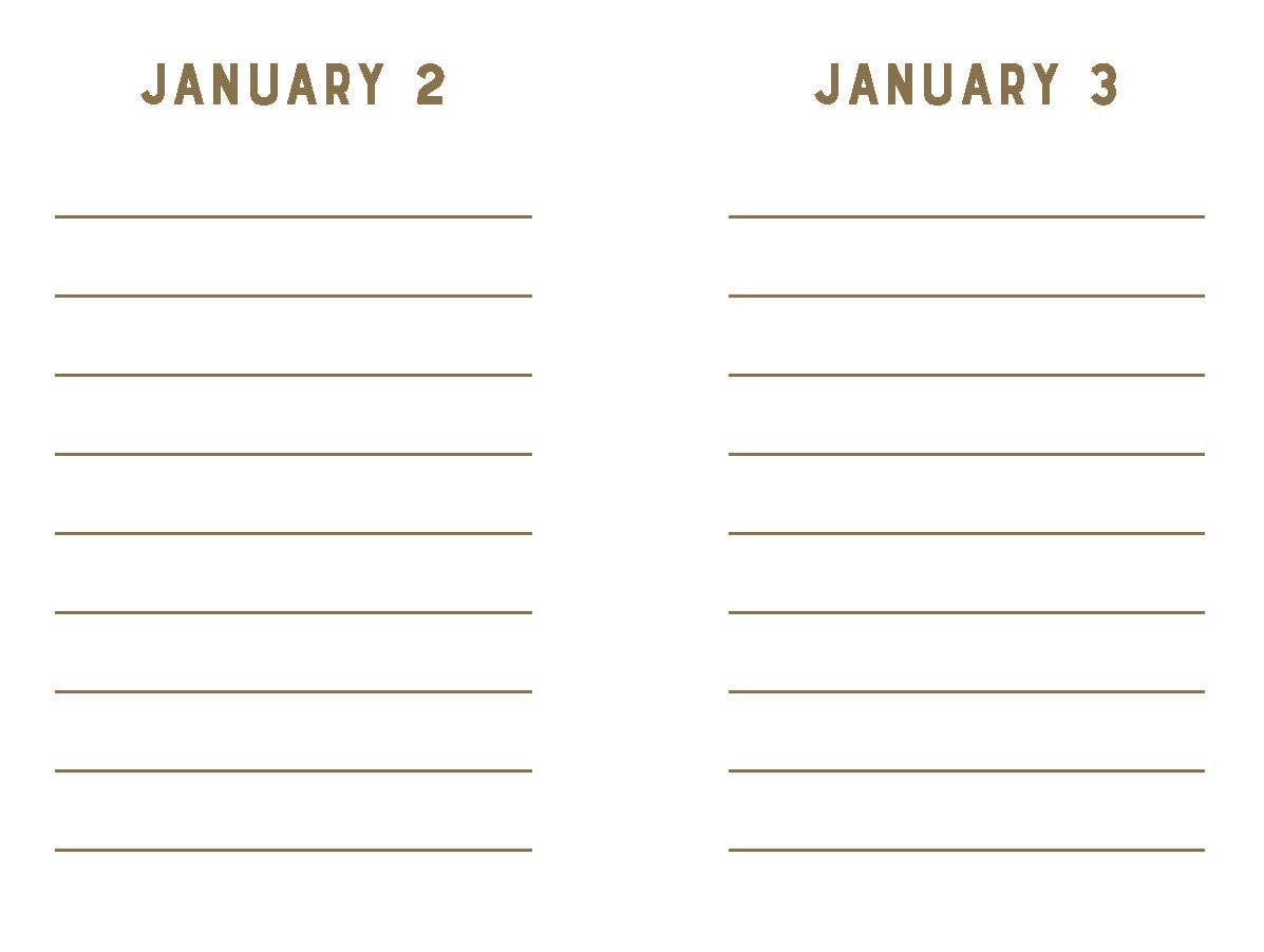 Radiant Glow Mini One Line a Day - A One-Year Memory Book