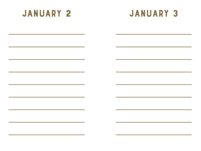 Radiant Glow Mini One Line a Day - A One-Year Memory Book