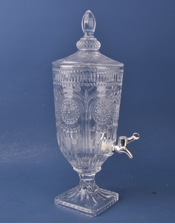 Drinks Server: 3l patterned glass drinks server