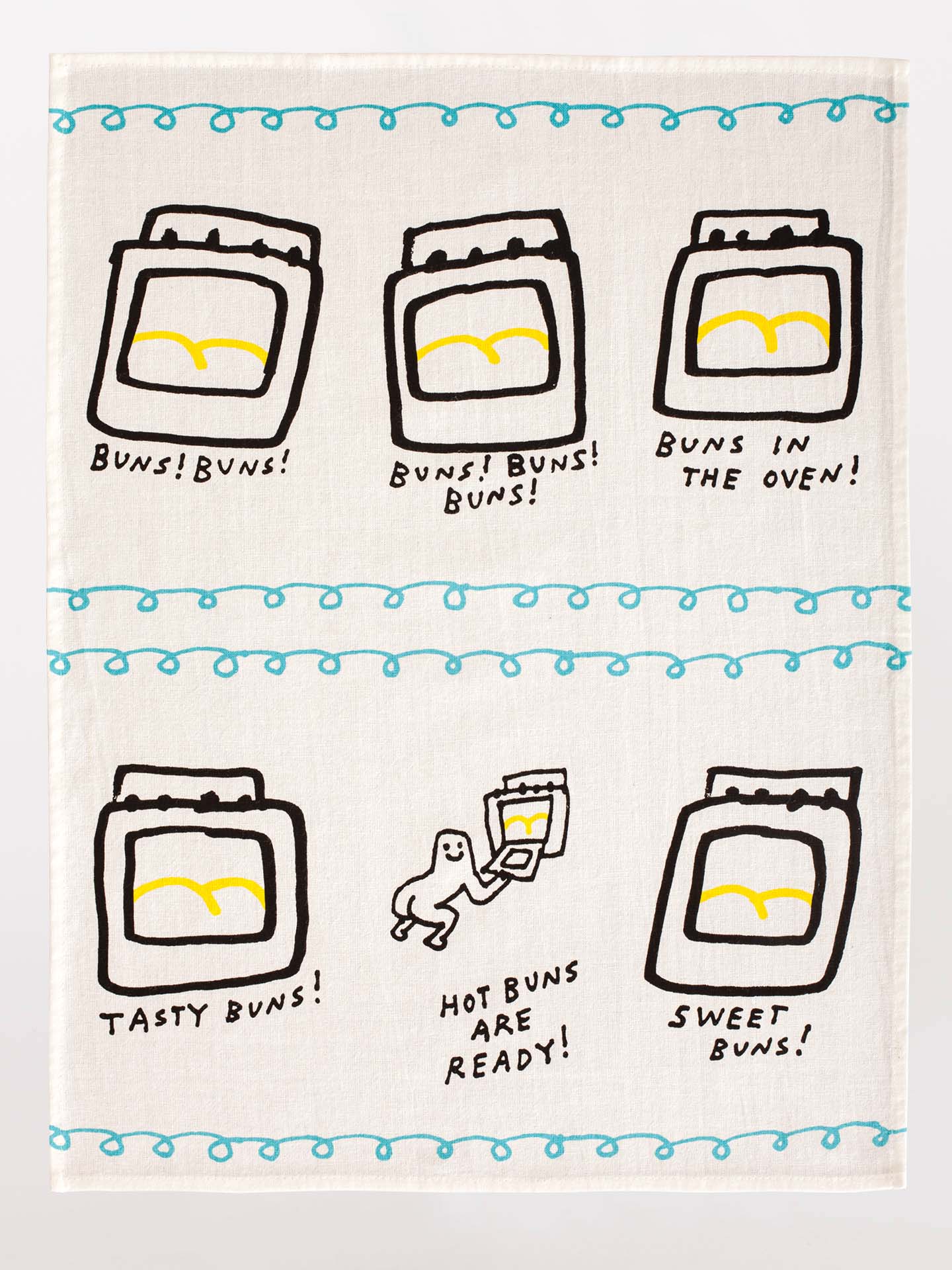 Tea Towel: Hot Buns