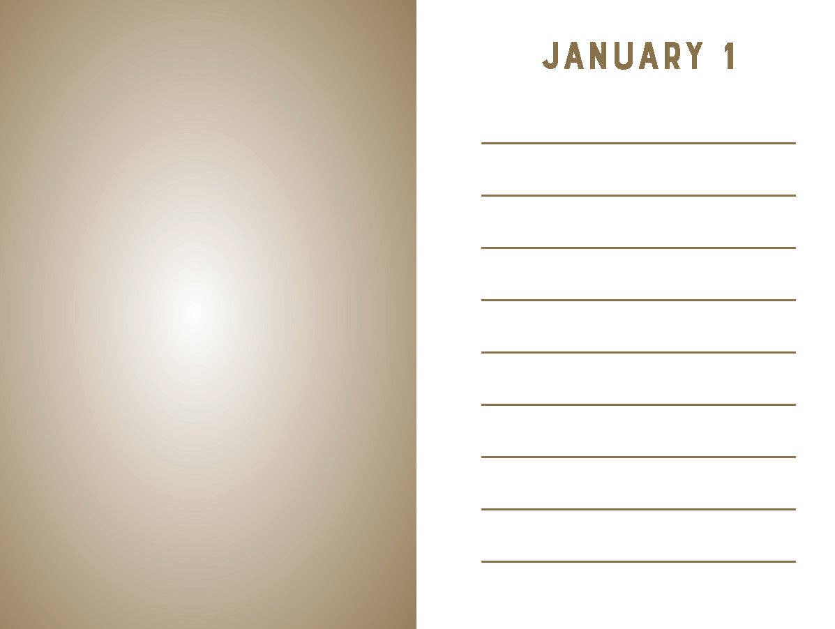 Radiant Glow Mini One Line a Day - A One-Year Memory Book