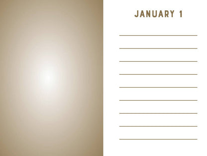 Radiant Glow Mini One Line a Day - A One-Year Memory Book