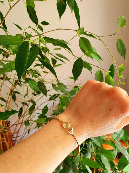 African Tuareg Brass Bracelet