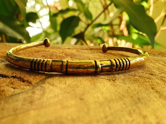 African Brass Bracelet